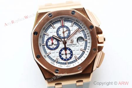 JH AUDEMARS PIGUET 26400SO CAL.3126 44MM ROSE GOLD CASE WATCH